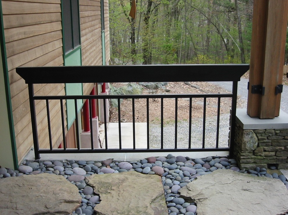 Modern Steel Railings Asian Exterior Boston by Amaral
