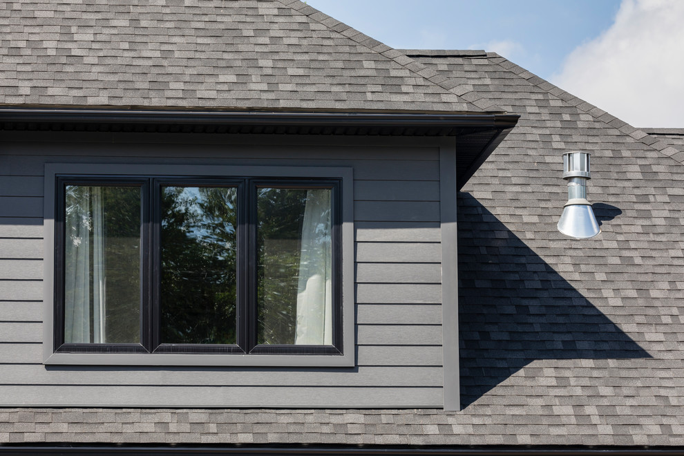 Modern Wooded Retreat with Clapboard Siding in New Glasgow, Nova Scotia