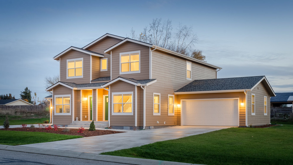 Modular Duplexes Deer Park, Washington Contemporary Exterior Seattle by Stratford