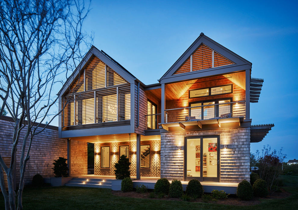 Monroe Drive House Modern Exterior New York by BERG DESIGN