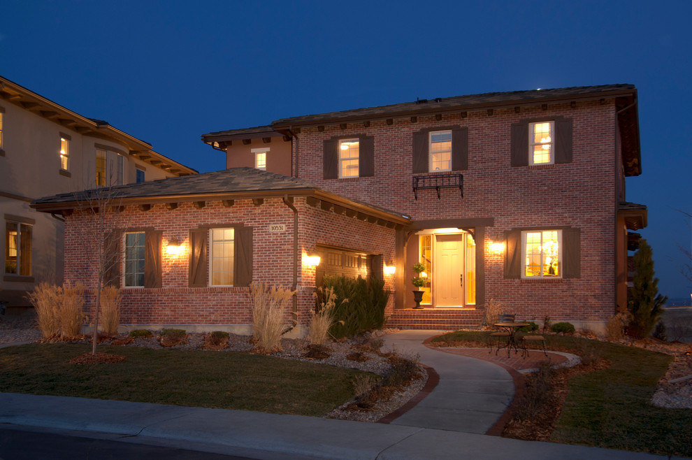 Tuscan exterior home photo in Denver