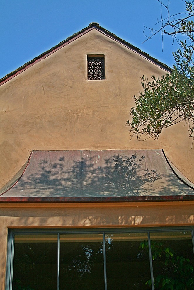 Photo of a mediterranean house exterior in Santa Barbara.