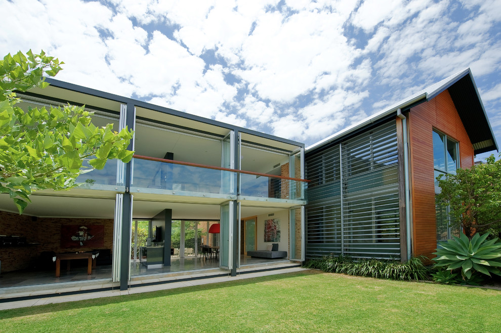 Moderne Holzfassade Haus in Perth