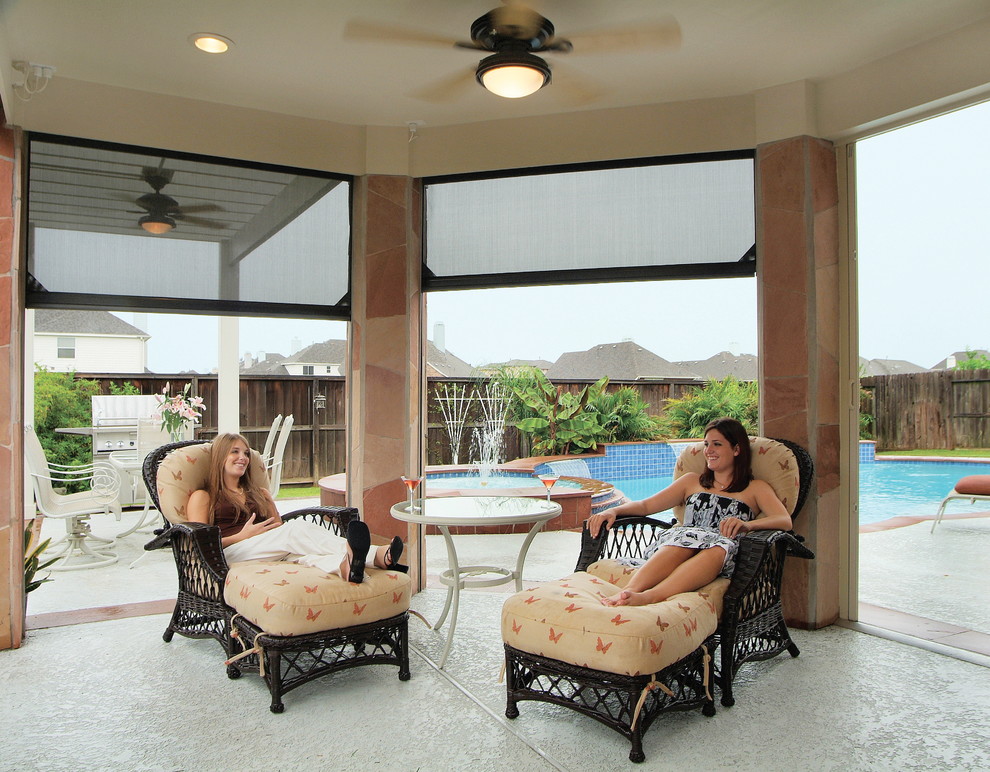 Motorized Retractable Screens for Patios & Porches Phantom Executive