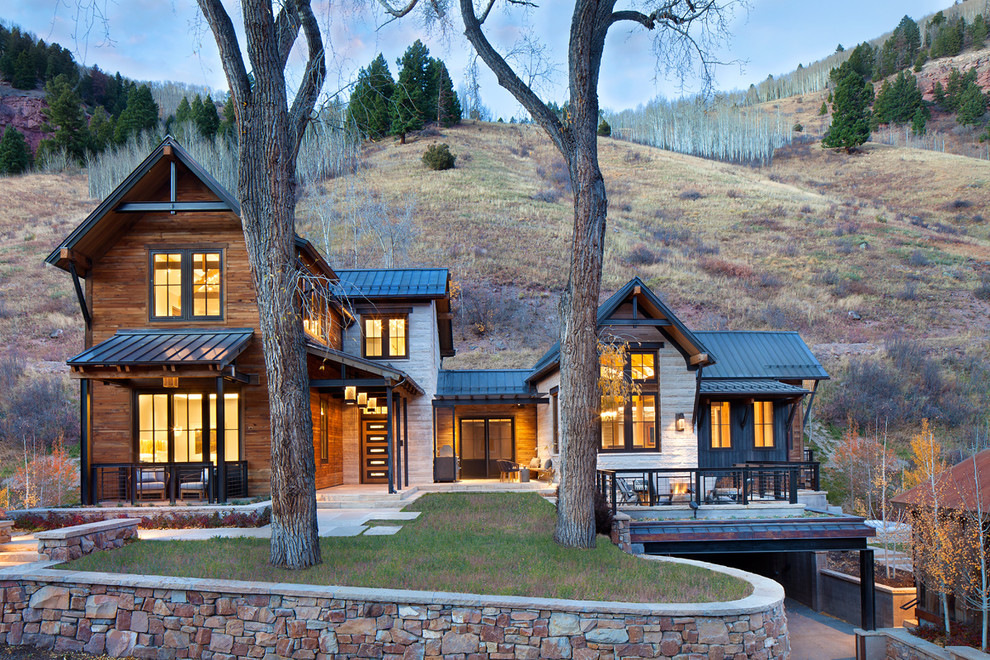 Mount Barlow Rustic Exterior Denver by LKID Mount Barlow Rustic Exterior Denver by LKID