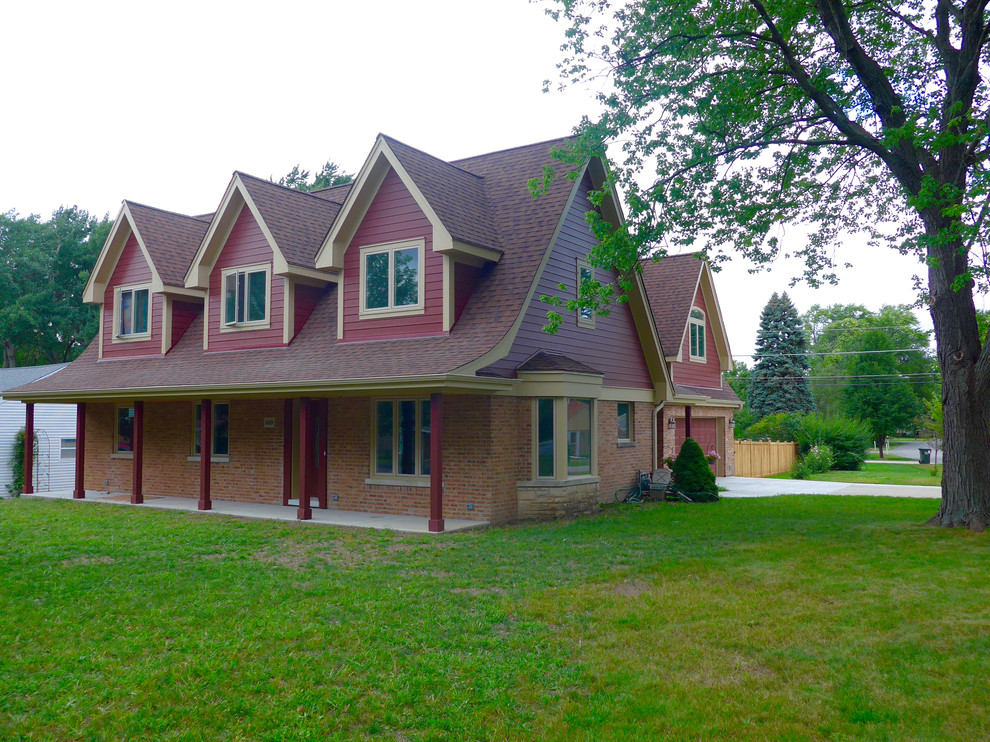 Mount Prospect, IL Home in James Hardie Siding & Trim Rustic House