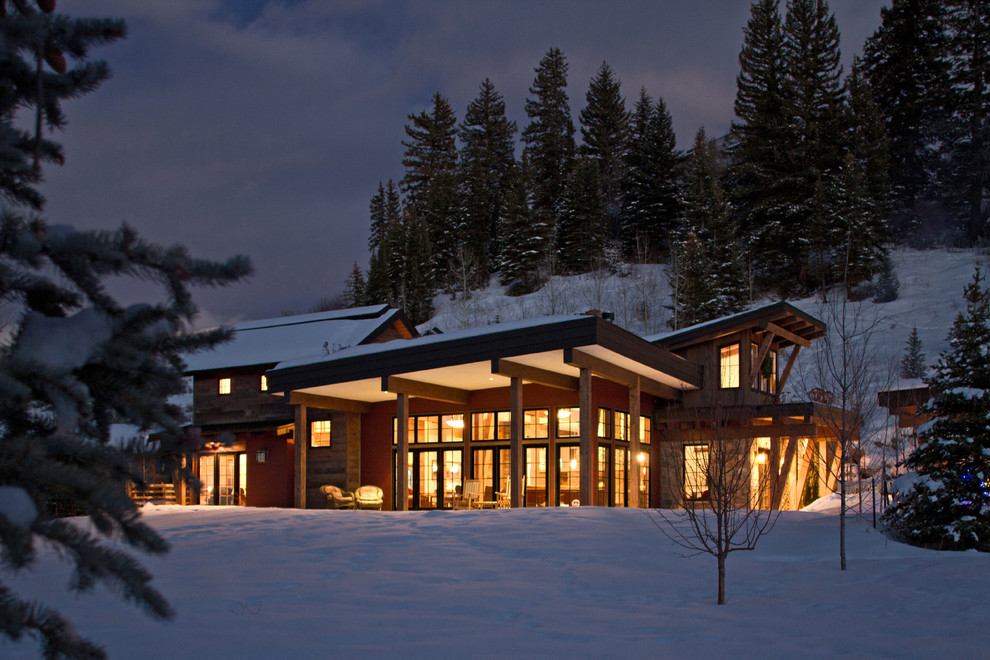 Mountain Contemporary Home in Steamboat Springs, Colorado Rustic