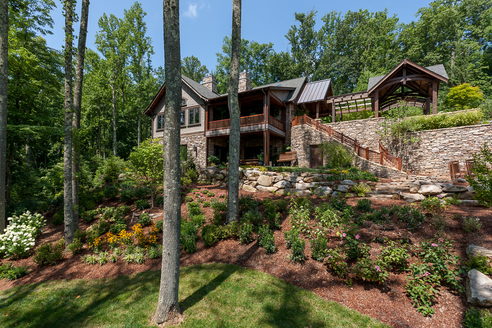 Modern Rustic Mountain Estate Guest House - Rustic - Exterior - Other ...