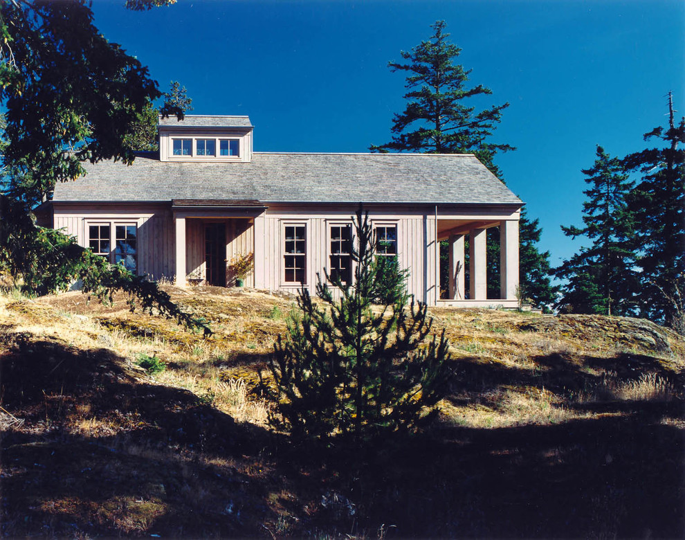Immagine della facciata di una casa rustica