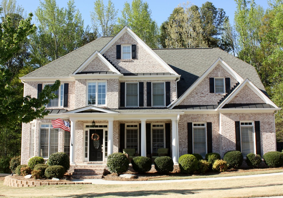 Example of a classic exterior home design in Atlanta