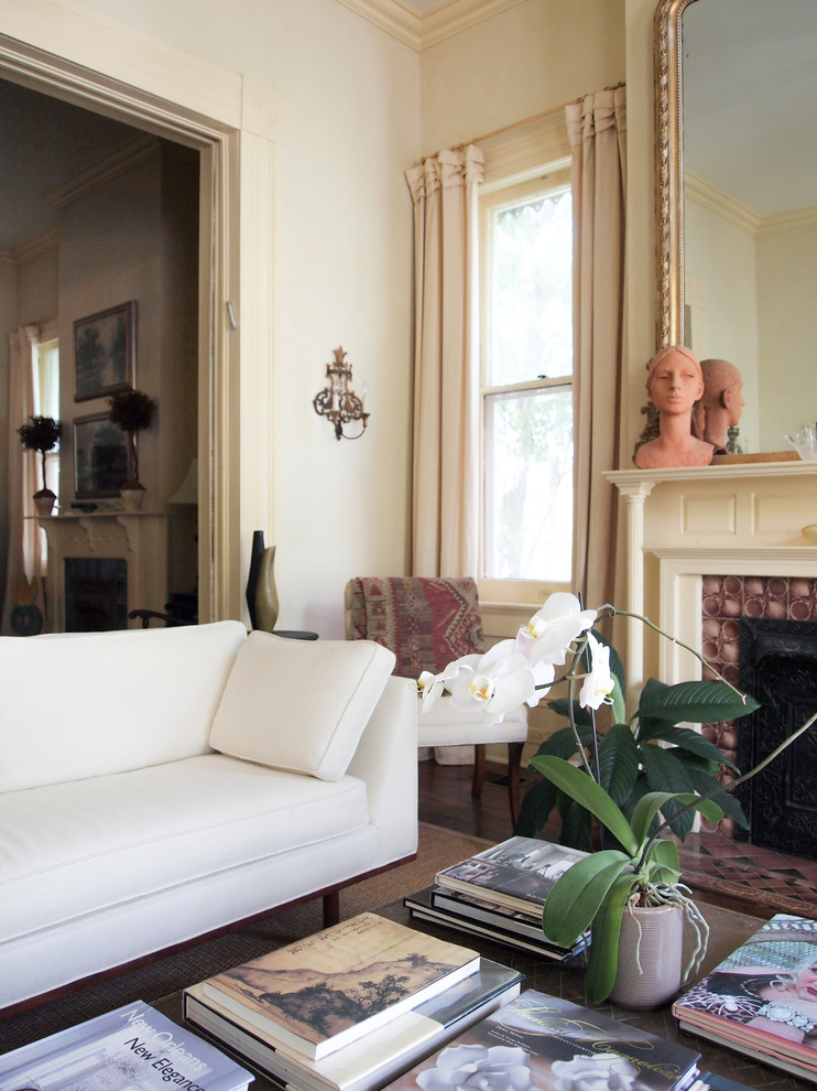 Eclectic living room photo in New Orleans