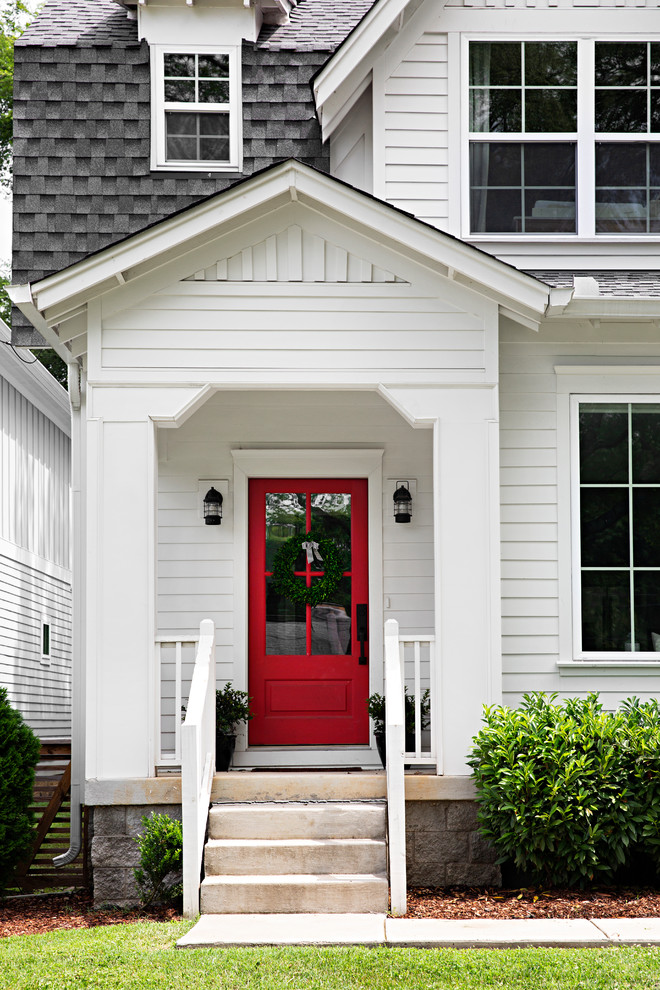 Inspiration for a country exterior home remodel in Nashville
