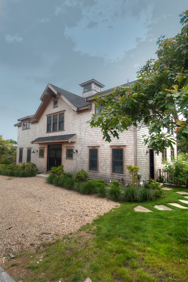 Inspiration for a country exterior home remodel in Boston