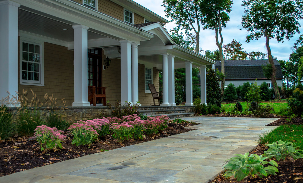 Natural Blue Stone Patio - Craftsman - Exterior - New York - by On Your ...