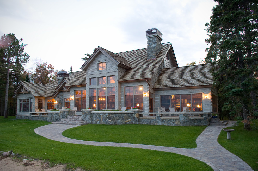 Natural Habitat Rustic Exterior Minneapolis by Nor