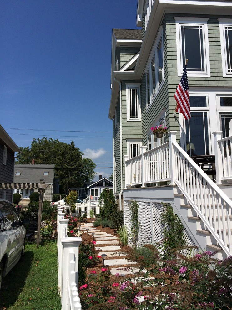 New Beach Area Residence raised above Flood Milford, CT Beach Style