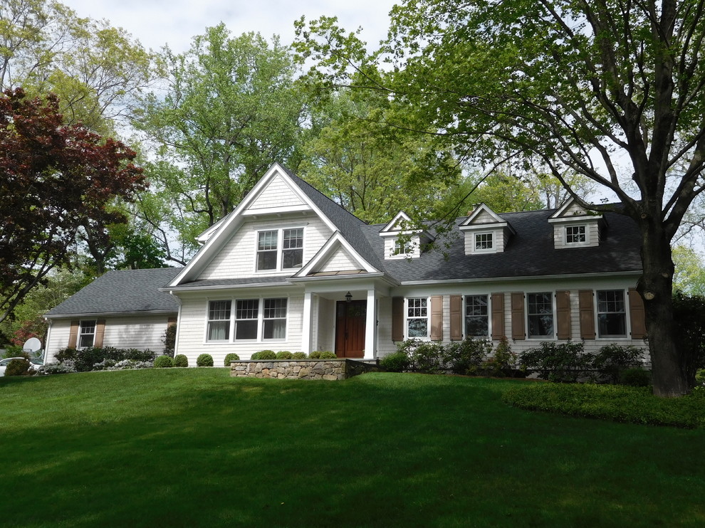 New Canaan Cape Addition And Renovation Classique Façade New York Par Michael Lobuglio 7106