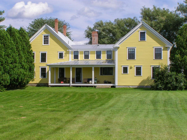 New England Farmhouse Farmhouse Exterior Portland Maine by