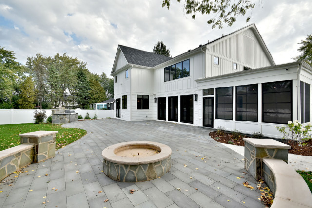 New Farmhouse Custom Home In Downers Grove - House Exterior - Chicago - by Mondo Builders, Inc 