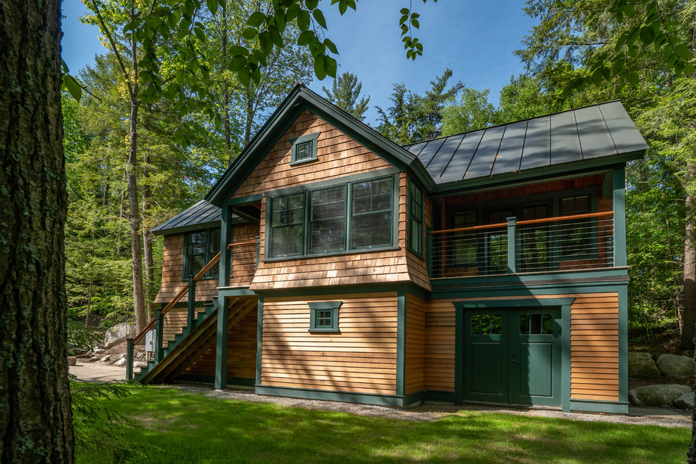 New Hampshire Lake House - Craftsman - Exterior - Boston - by Cummings ...