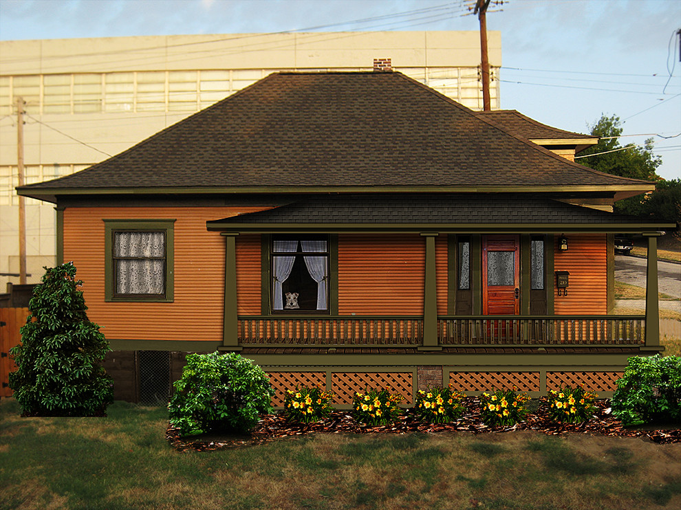 New Historic Porch Craftsman Exterior Oklahoma City By Old House Guy Llc Houzz - Old House Guy Exterior Paint Colors