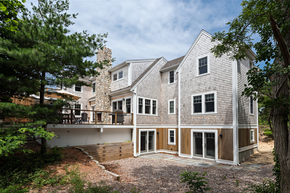 New Home in Eastham, MA Beach Style Exterior Boston by Cape
