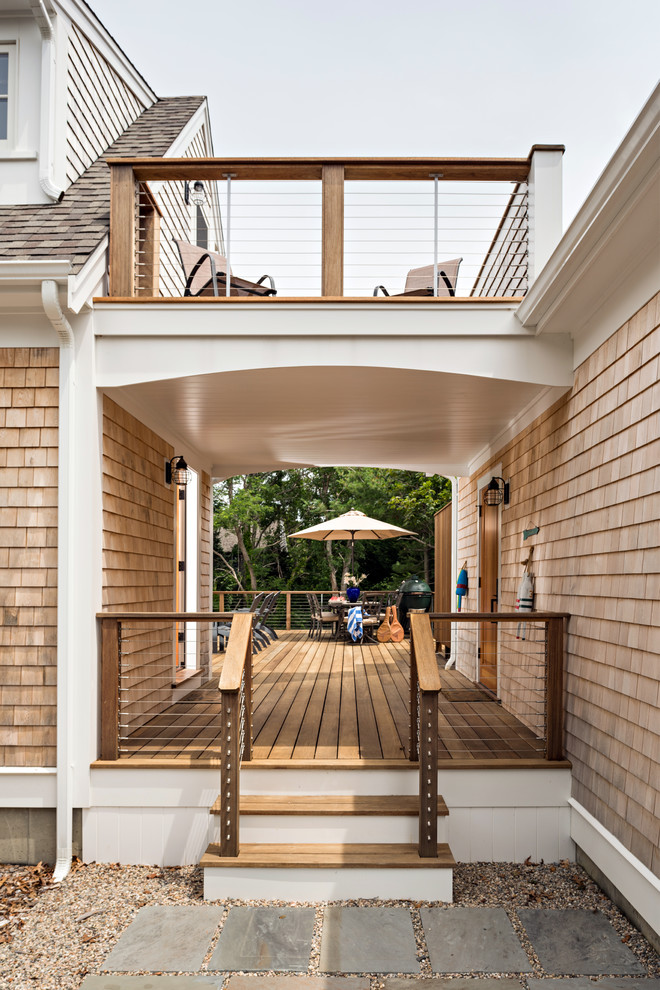 New Home in Eastham, MA Beach Style Exterior Boston by Cape