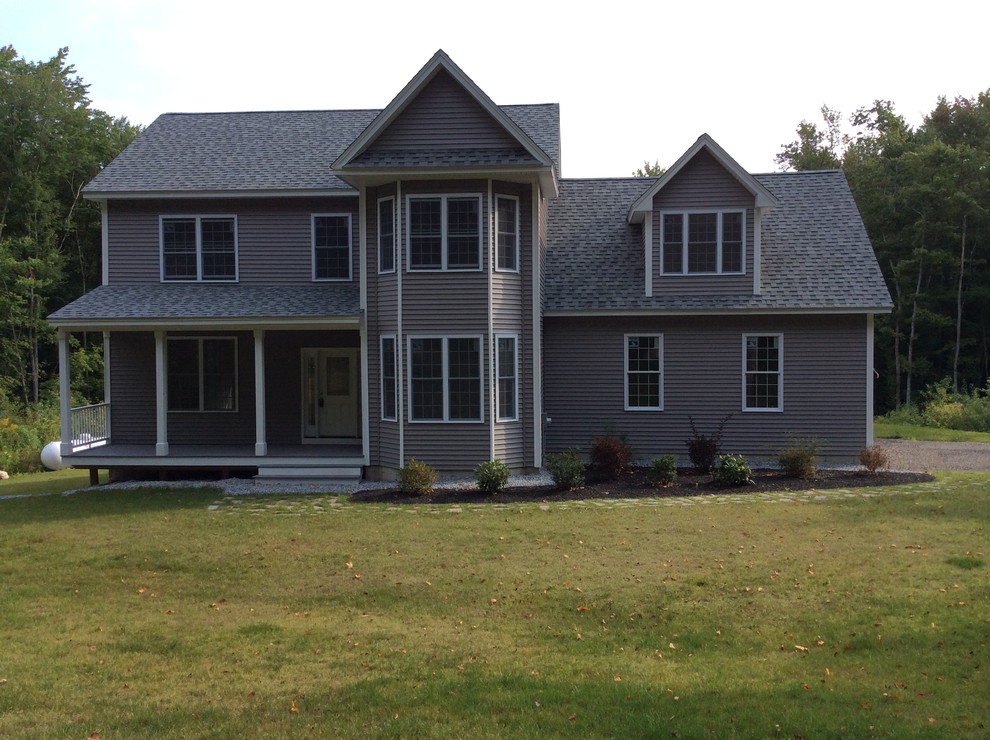 New Home Pepperell, MA Farmhouse Exterior Boston by Homes By