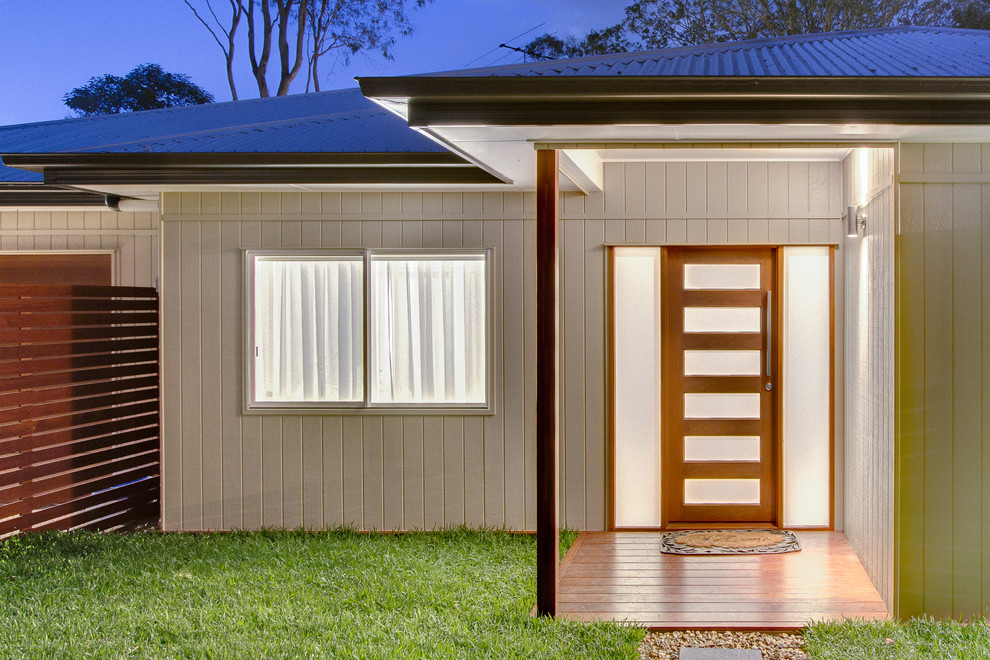 Example of a trendy exterior home design in Brisbane