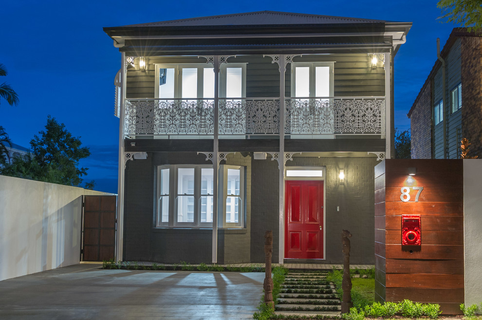 New House Indooroopilly Contemporary Exterior Brisbane by