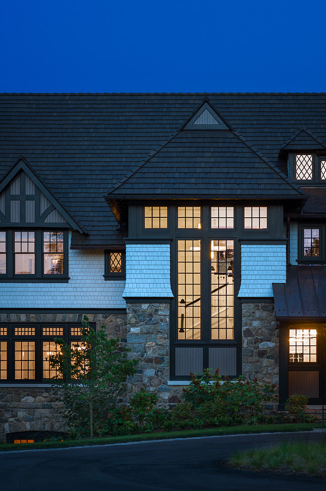 New House Wayne, PA Traditional Exterior Philadelphia by Peter Zimmerman Architects