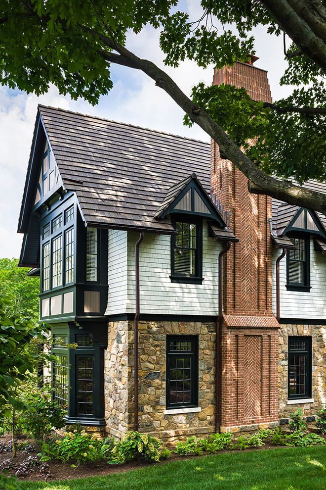 New House Wayne, PA Traditional Exterior Philadelphia by Peter Zimmerman Architects