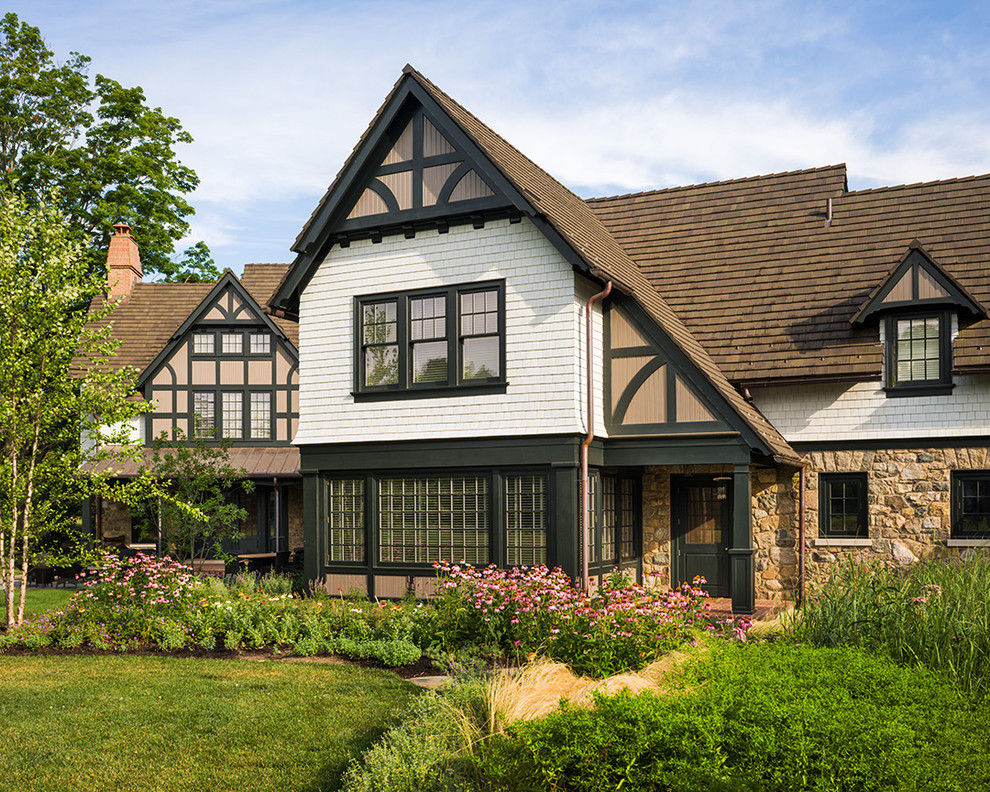 New House Wayne, PA Traditional Exterior Philadelphia by Peter Zimmerman Architects