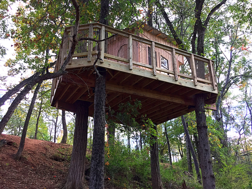 New Jersey Farm Treehouse Craftsman Exterior New York by Tree Top Builders Houzz