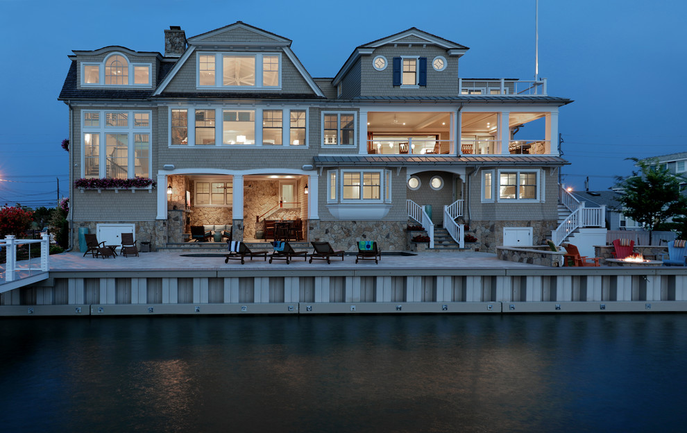 New Jersey Shore Coastal Home Beach Style Exterior Other by