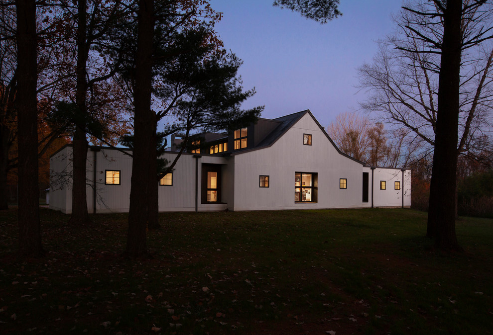 New Modern Farmhouse 3 - Farmhouse - Exterior - Indianapolis - by HAUS ...