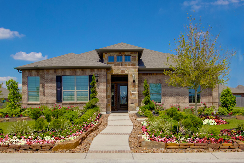 Newmark Homes Elevation Melbourne Traditional Exterior Houston by Newmark Homes Houzz