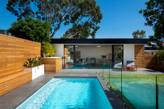 Newport Pool House Contemporary Exterior Melbourne By Pasco   Newport Pool House Pasco Design Img~c5319c520e993d38 4 8764 1 8983b94 