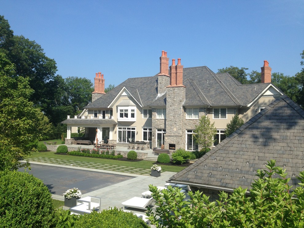 North Castle House Traditional Exterior New York by Gary