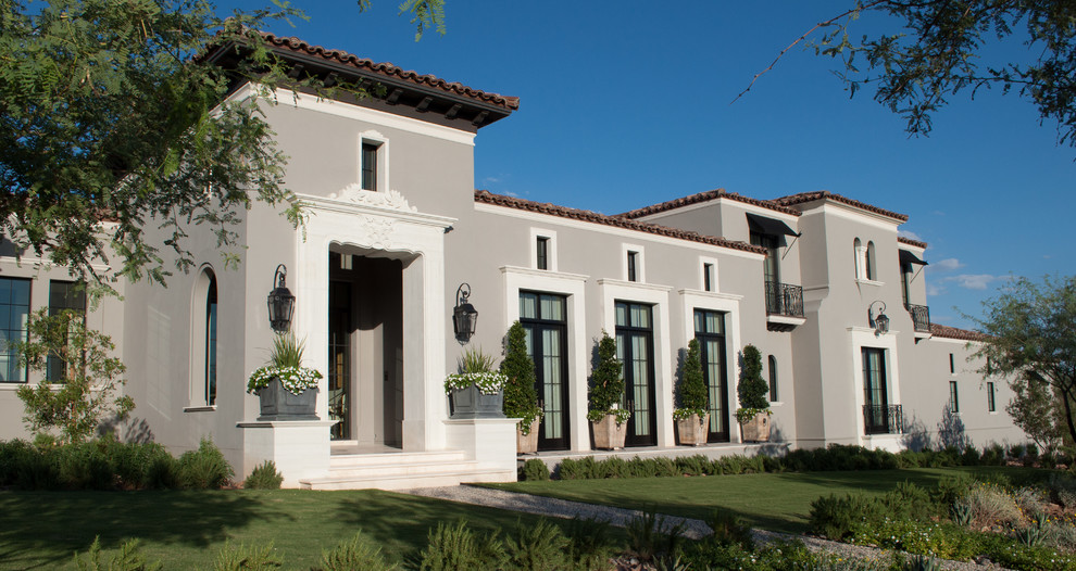 North Scottsdale Estate Mediterranean Exterior Phoenix by