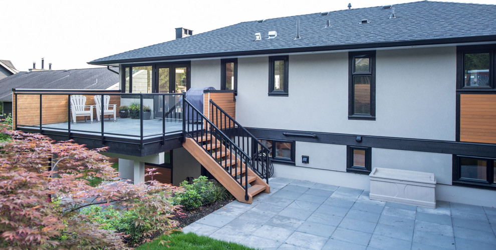 North Vancouver Renovation with a View. Traditional Exterior