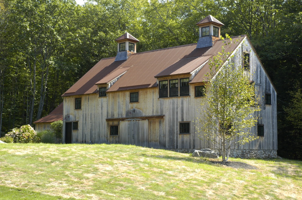 Immagine della facciata di una casa rustica