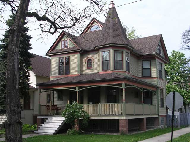Bild på ett vintage hus