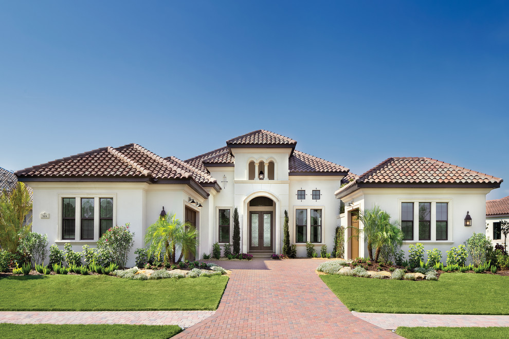 Modena Model Home 1270 Mediterranean Pool Tampa By Arthur Rutenberg Homes Houzz 1270 Mediterranean Pool Tampa
