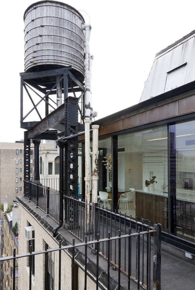 Industrial Haus mit Metallfassade in New York