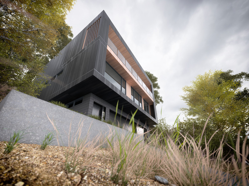 Oak park project Modern House Exterior Melbourne by Destination