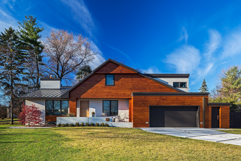 Oakville Conversion Contemporary Exterior Toronto by Peter A