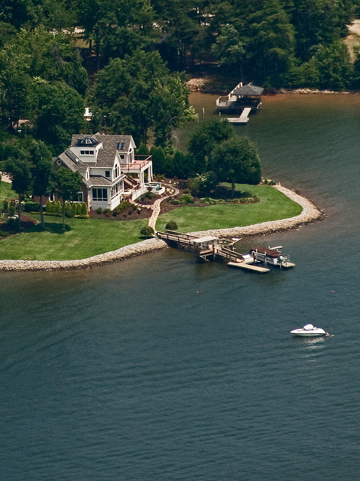 Observatory Lake Home Traditional Exterior Charlotte by Pippin