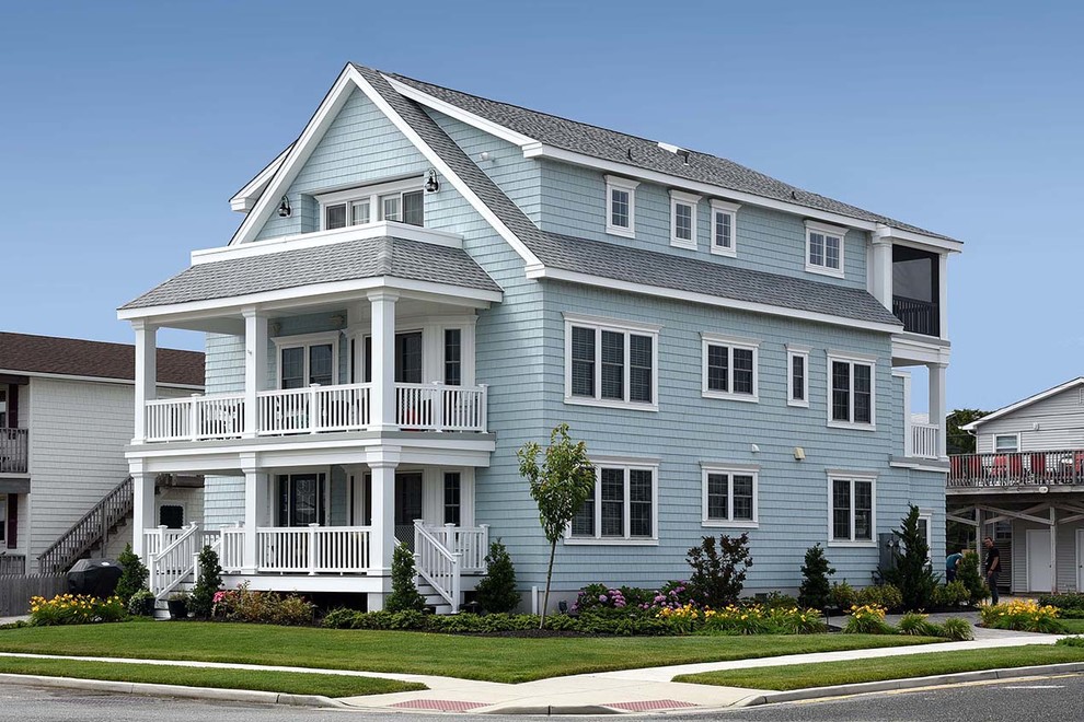 Ocean Avenue Duplex Beach Style Exterior Philadelphia by