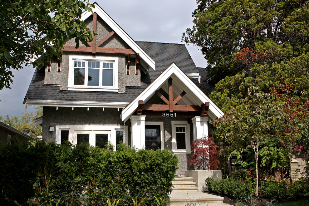 Example of a classic exterior home design in Vancouver